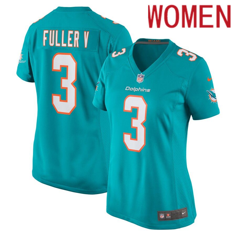 Women Miami Dolphins 3 Will Fuller V Nike Green Game Player NFL Jersey